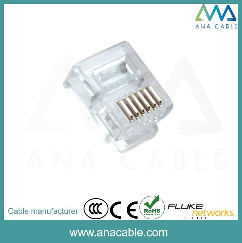 RJ12 6P6C connector